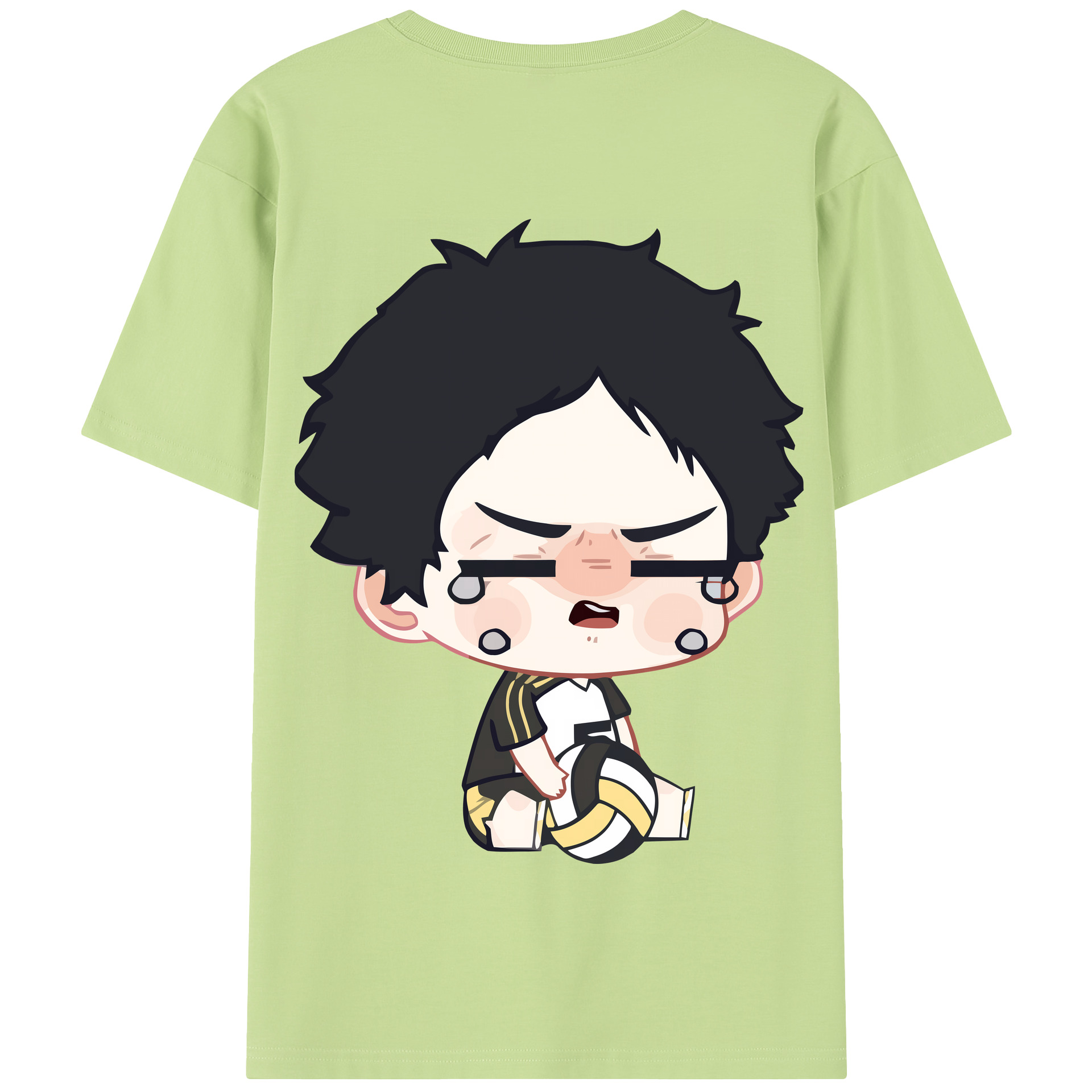 （画像用） ハイキュー!! Haikyu!! 綿100％半袖Tシャツ（背面プリント）